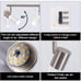 Adjustable Flush Mount Ceiling Spotlight for Kitchen, Bedroom, Living Room, Hall