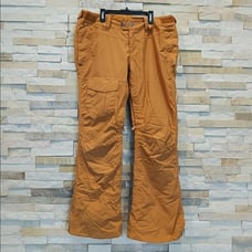 North Face Womens Large Burnt Orange Ski Snow Snowboard Winter Waterproof Pants