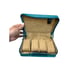 Fossil Zip Around Travel Jewelry Case Teal