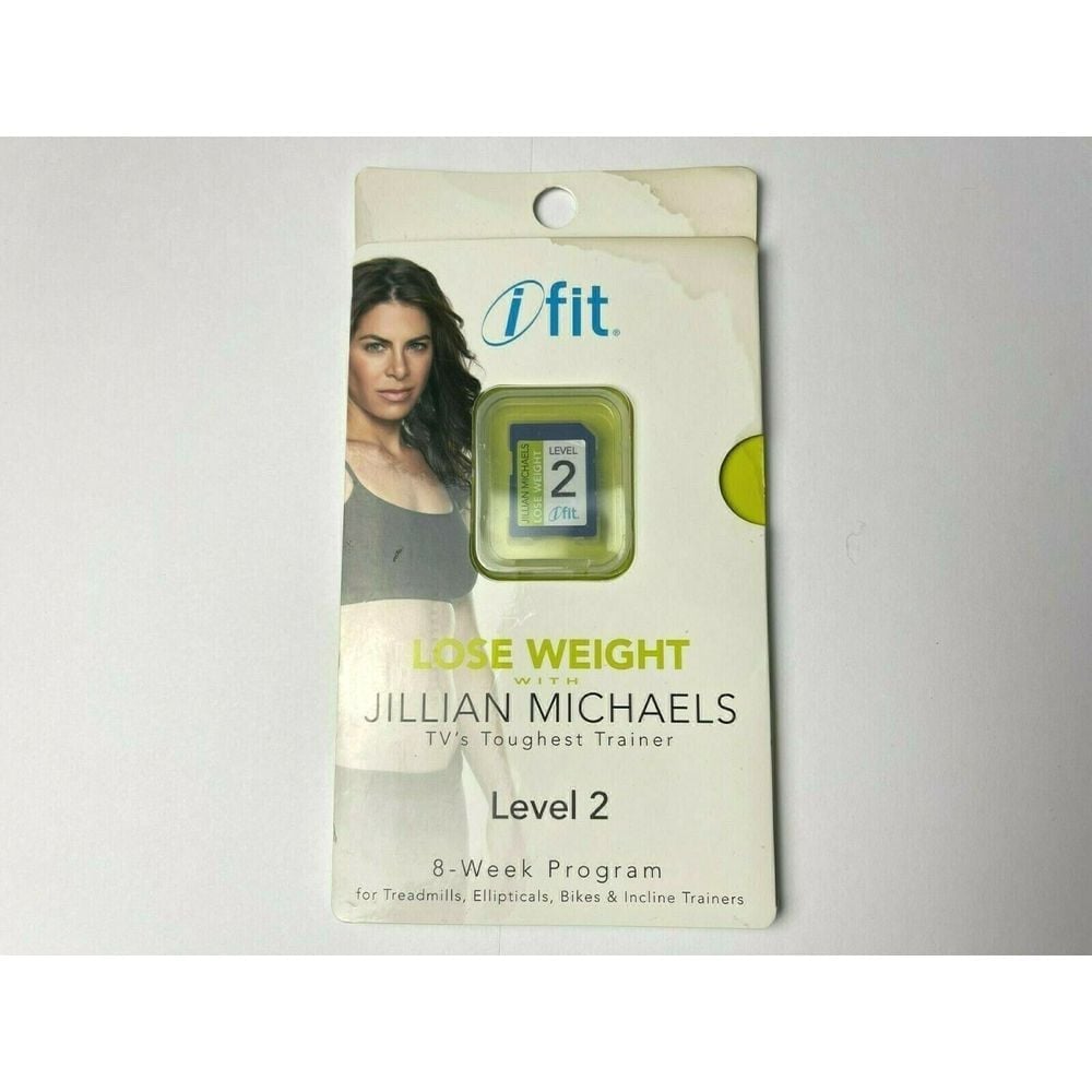 iFit Jillian Michaels Lose Weight Level 2 SD Card Workouts Treadmill Elliptical