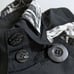 Eiko Kondou / Monotone Sleeveless Blouse Gilet Vest with Collar, Black and White
