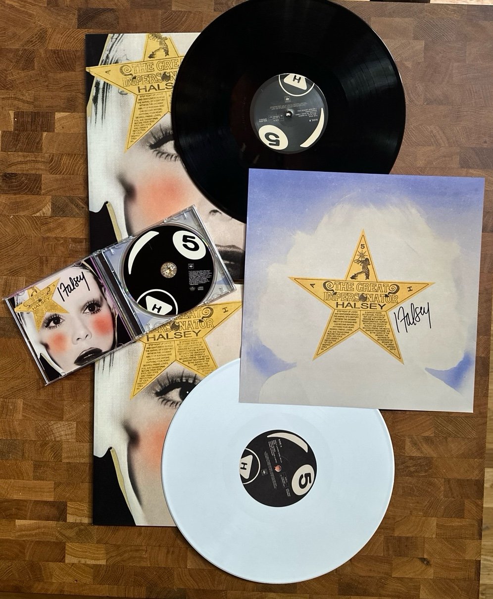 Halsey Signed Great Impersonator Bundle