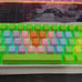 JB 610 BT keyboard rainbow and green cap