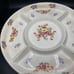 Vintage Mikori Ware Japan Serving Plate Floral Hand Painted 1950Divided Platter