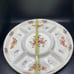 Vintage Mikori Ware Japan Serving Plate Floral Hand Painted 1950Divided Platter
