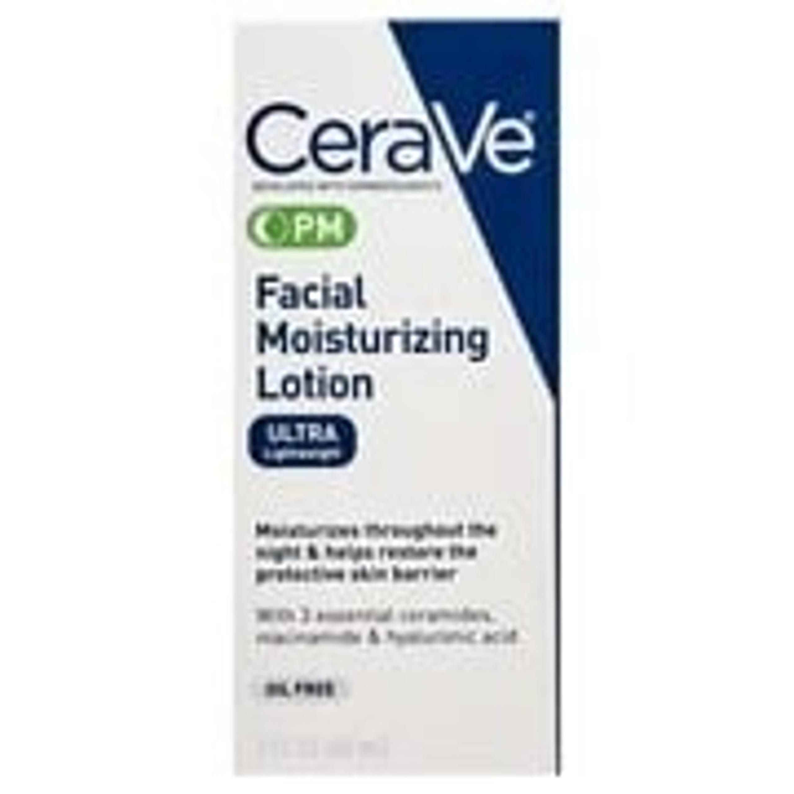 CeraVe PM Lotion, Face Moisturizer for Night Use, 2 oz NEW AND SEALED PACKED