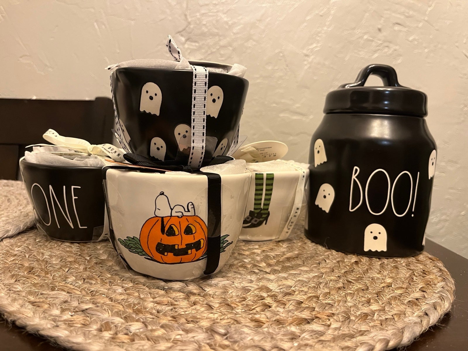 New Rae Dunn HTF Halloween Measuring Cups Bundle