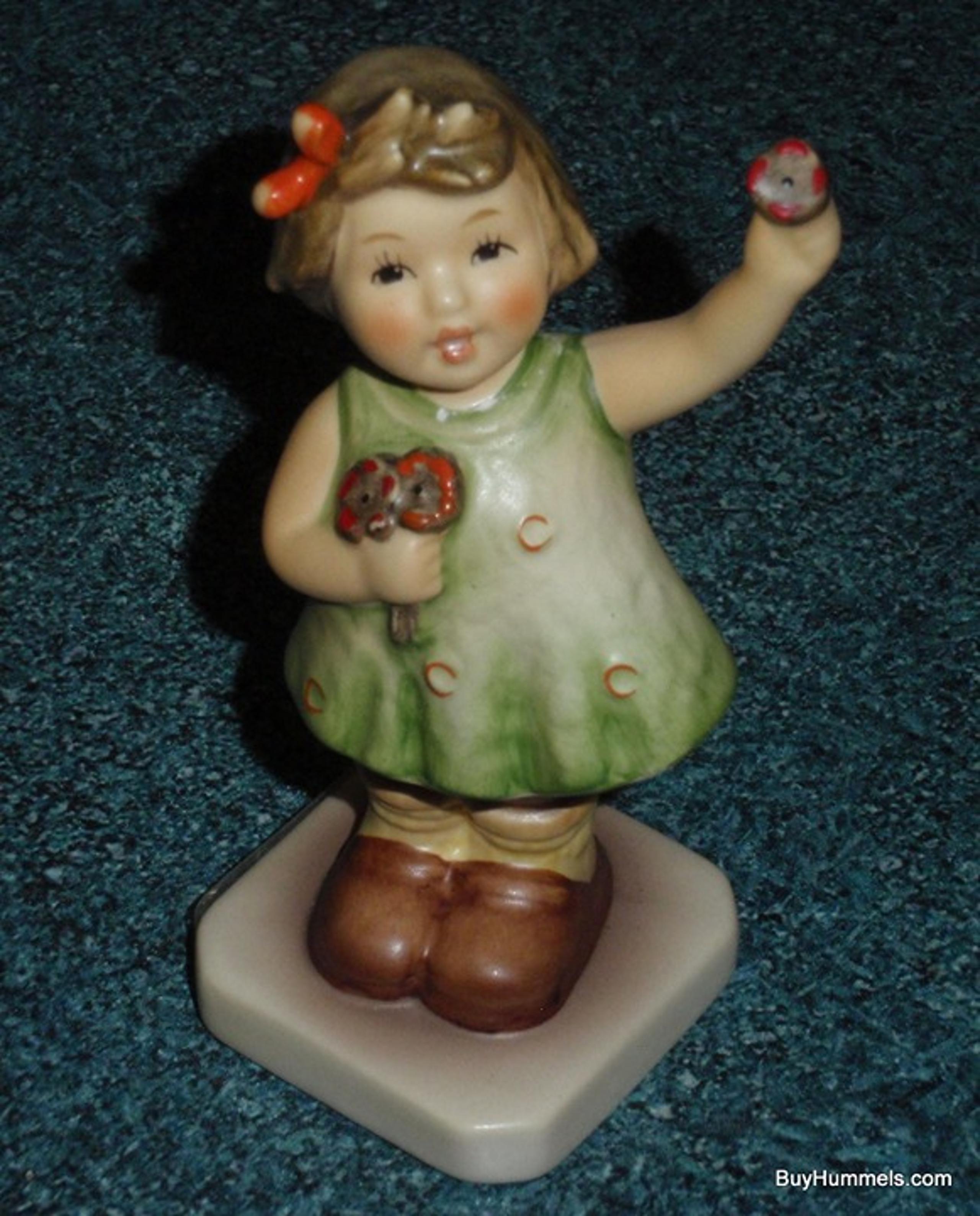 "Forever Yours" Goebel Hummel Figurine #793 Little Girl With Flowers - CUTE!