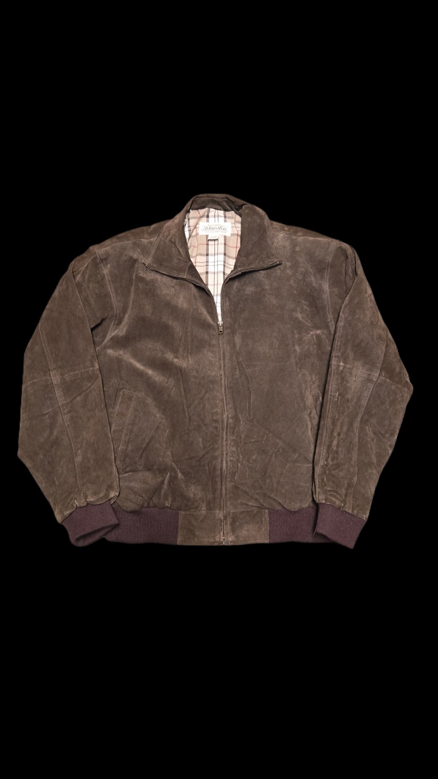 St. John's Bay Leather Flight/Bomber Coats & Jackets for Men