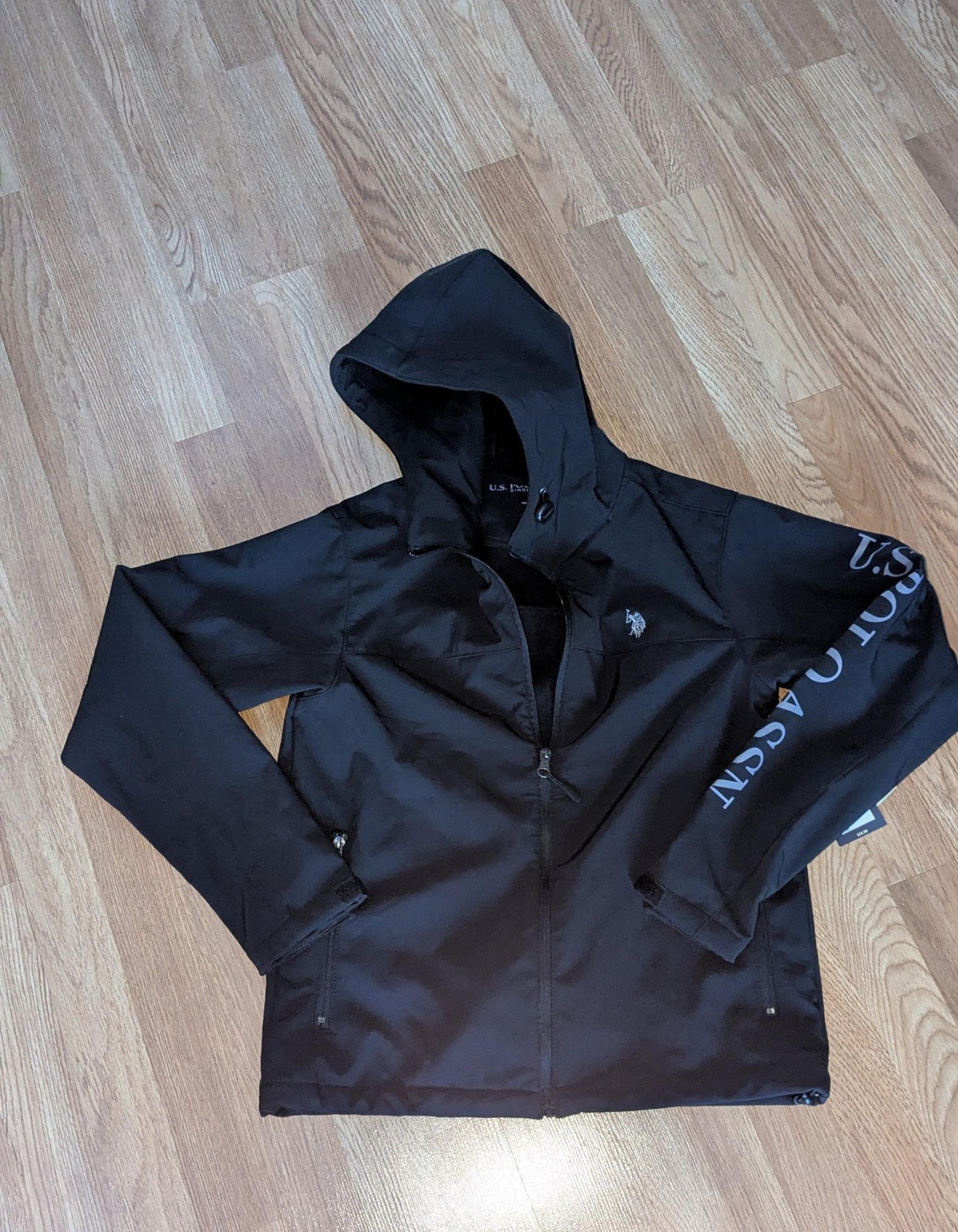 U.S. Polo Assn. Men's Soft Shell Jacket Size Small -Black