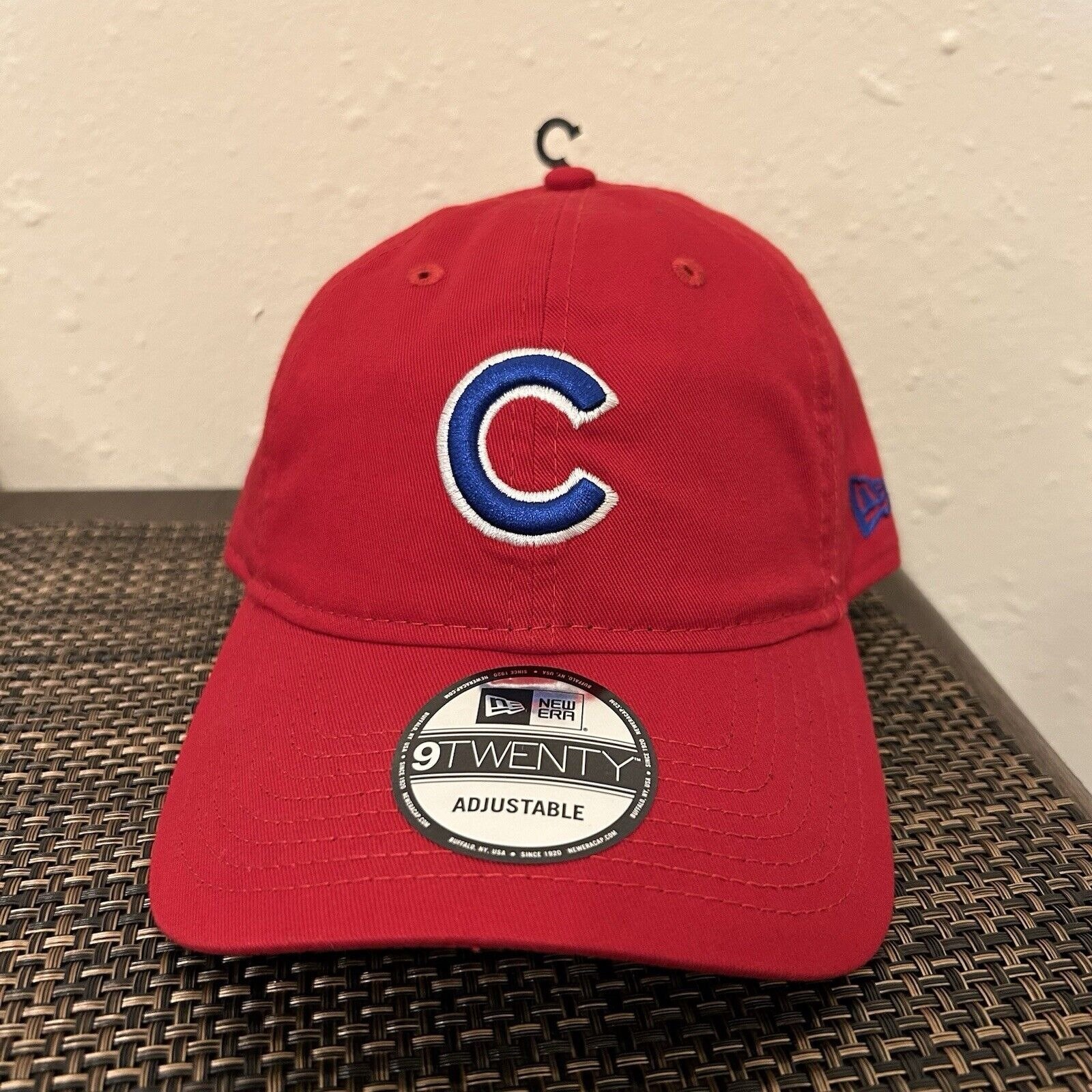 Chicago Cubs Hat Cap Mens Strapback Red Blue Logo Baseball MLB New Era NEW