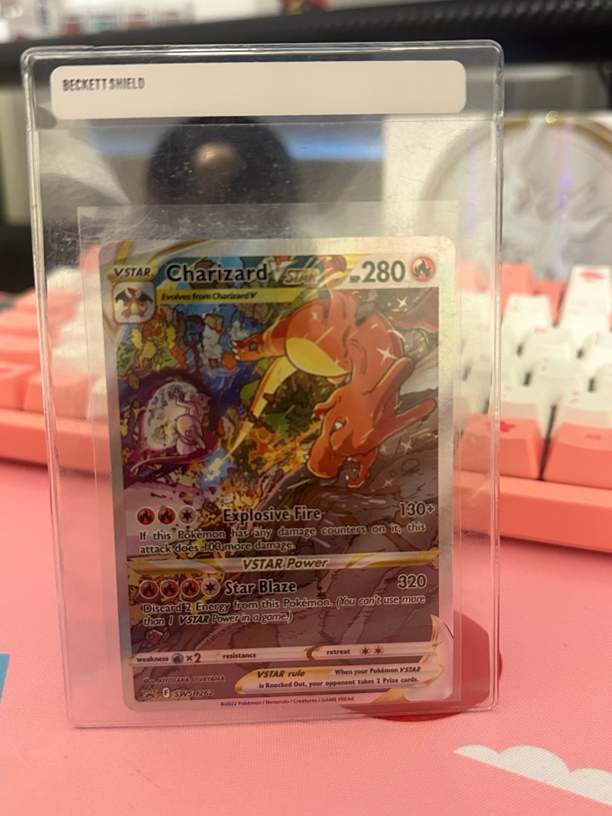 Pokemon: Charizard Vstar black star Promo SWSH262