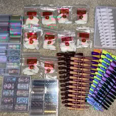 Press On Nail Kit and Nail Art Bundle
