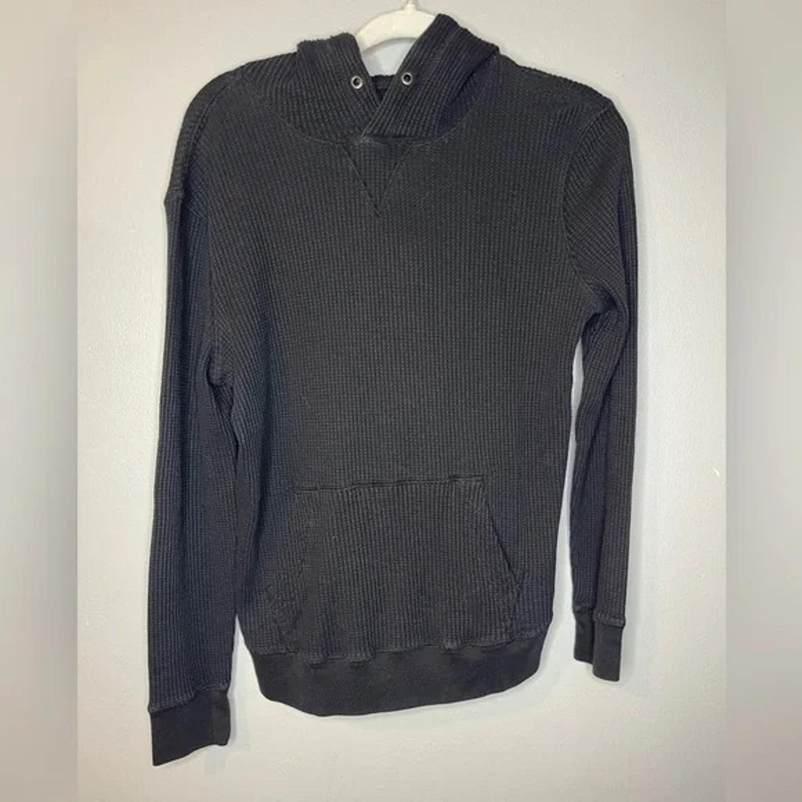 American Eagle Dark Grey Thermal Hoodie Mens Small