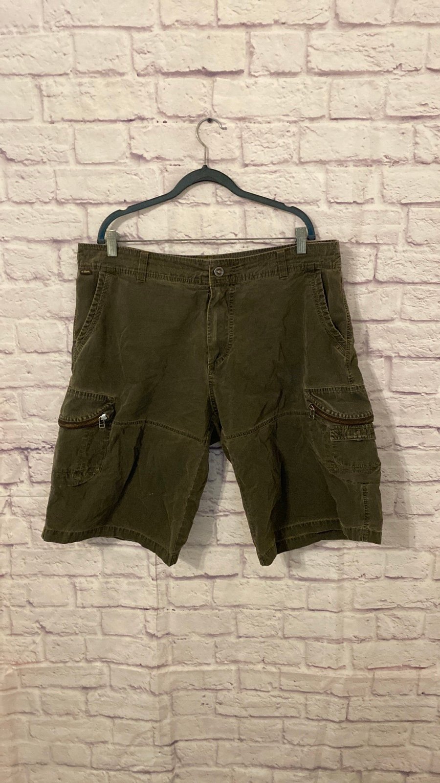 Kuhl vintage patina dye cargo shorts