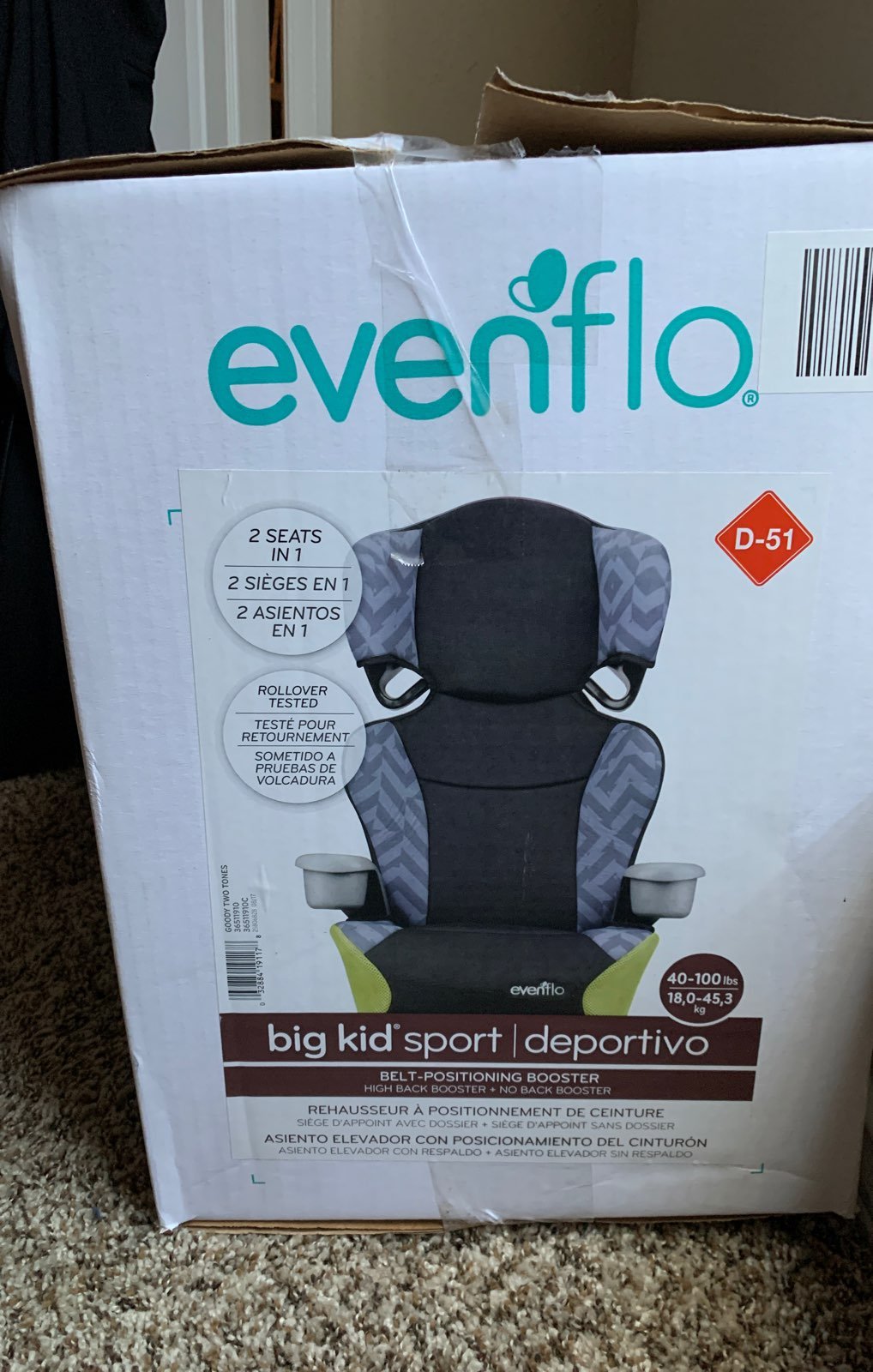 Big kid car seat