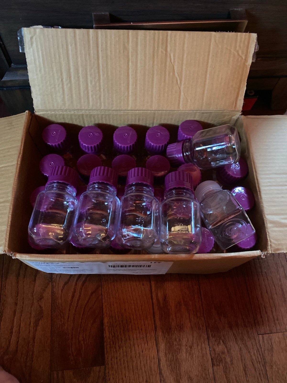 VWR media bottles 125 ml