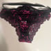 Lingerie set 3 pz black fushia size M segrego lacrado
