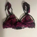 Lingerie set 3 pz black fushia size M segrego lacrado