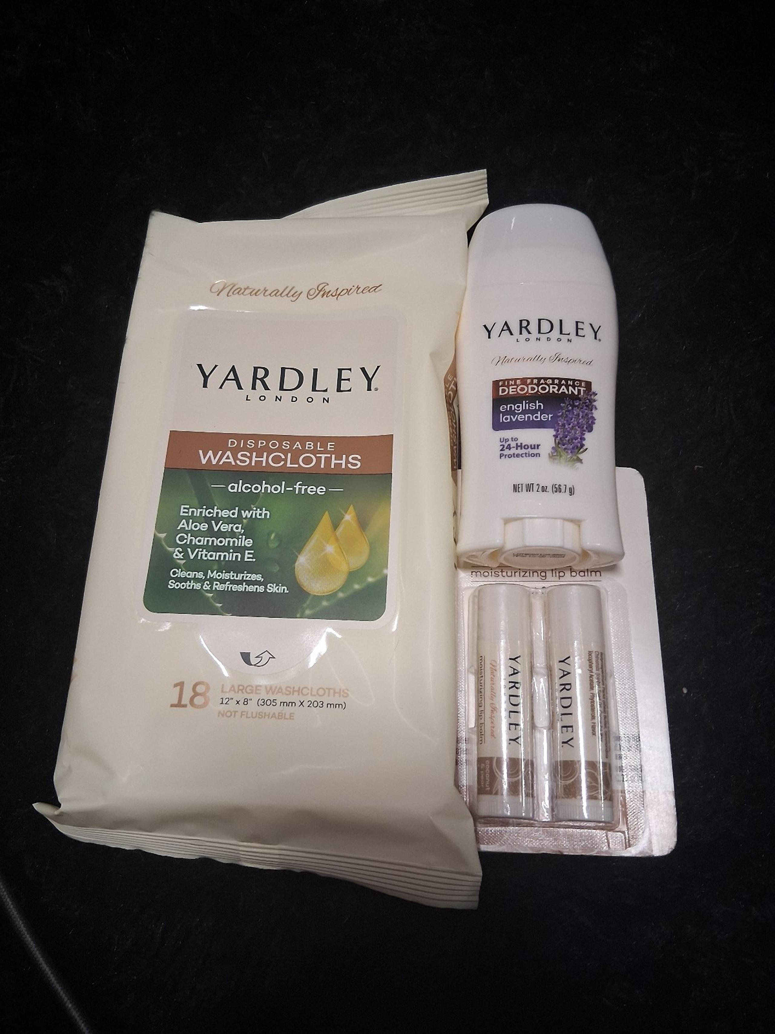 Ladies Yardley personal hygiene bundle new