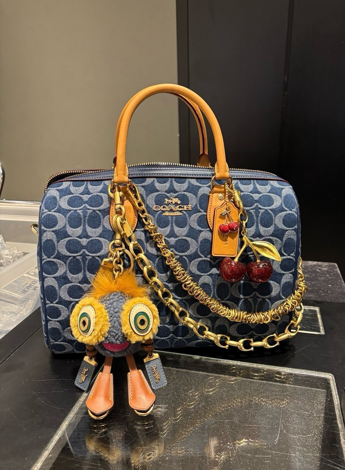 Coach Signature Link Chain Strap