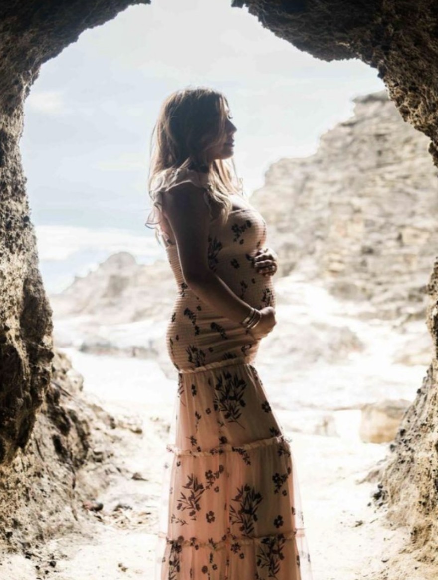 Kimi and Kai Maternity Maxi Dress