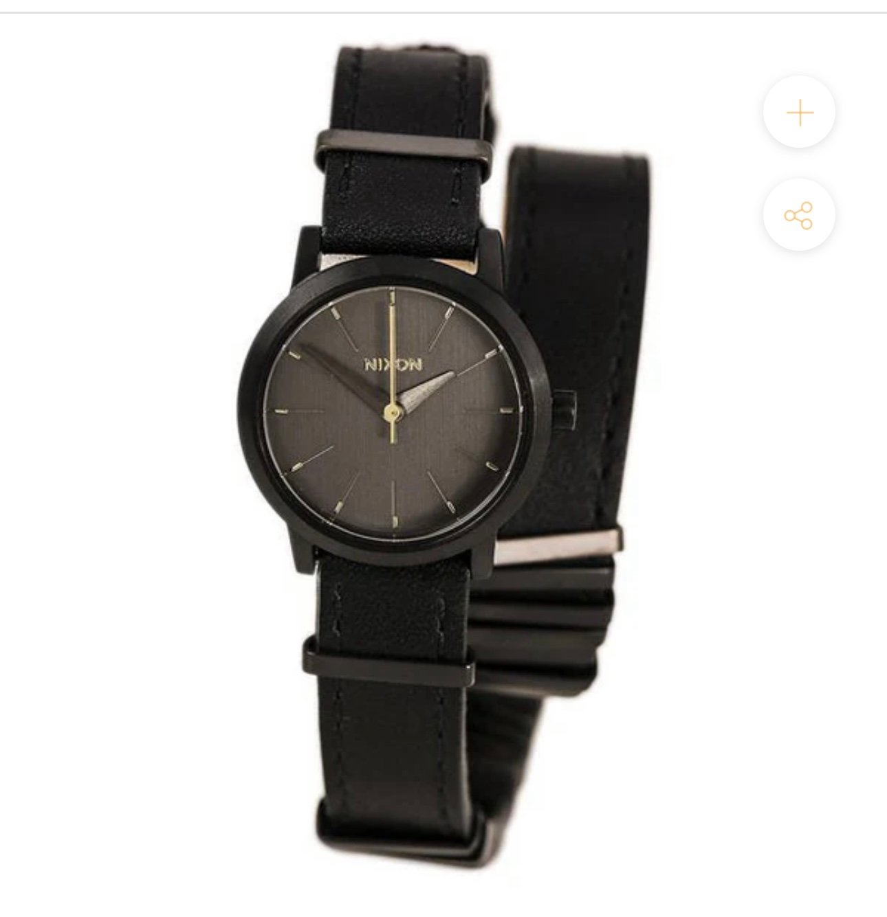NWT New Nixon Kenzi Wrap Watch Black