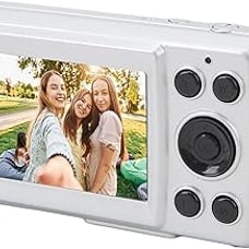 Digital Camera, HD 1080P Kids Camera, 3 Batteries, Lanyard, 2.4in Screen, 16X