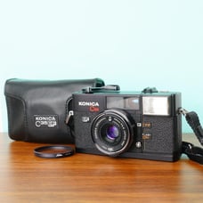 Fully functional ◎ KONICA C35 EF Film Camera Early Model #25