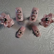 Flower Girl nail set (20 nails full set)