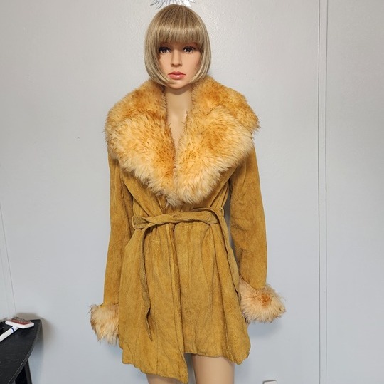 541 Vintage suede/lamb fur