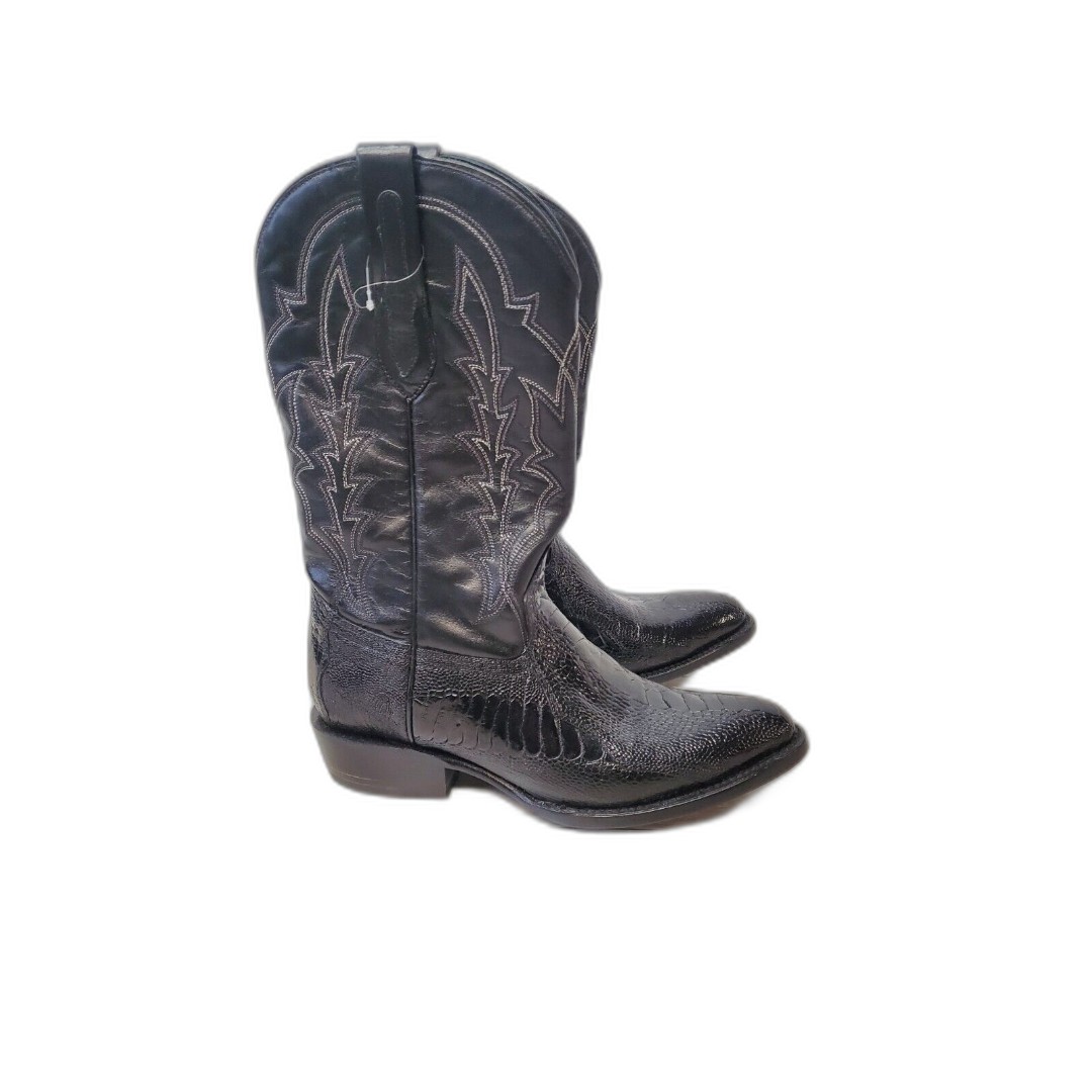 JB DILLON JBR 1008D OSTRICH - SIZE 9 - MADE IN MEXICO