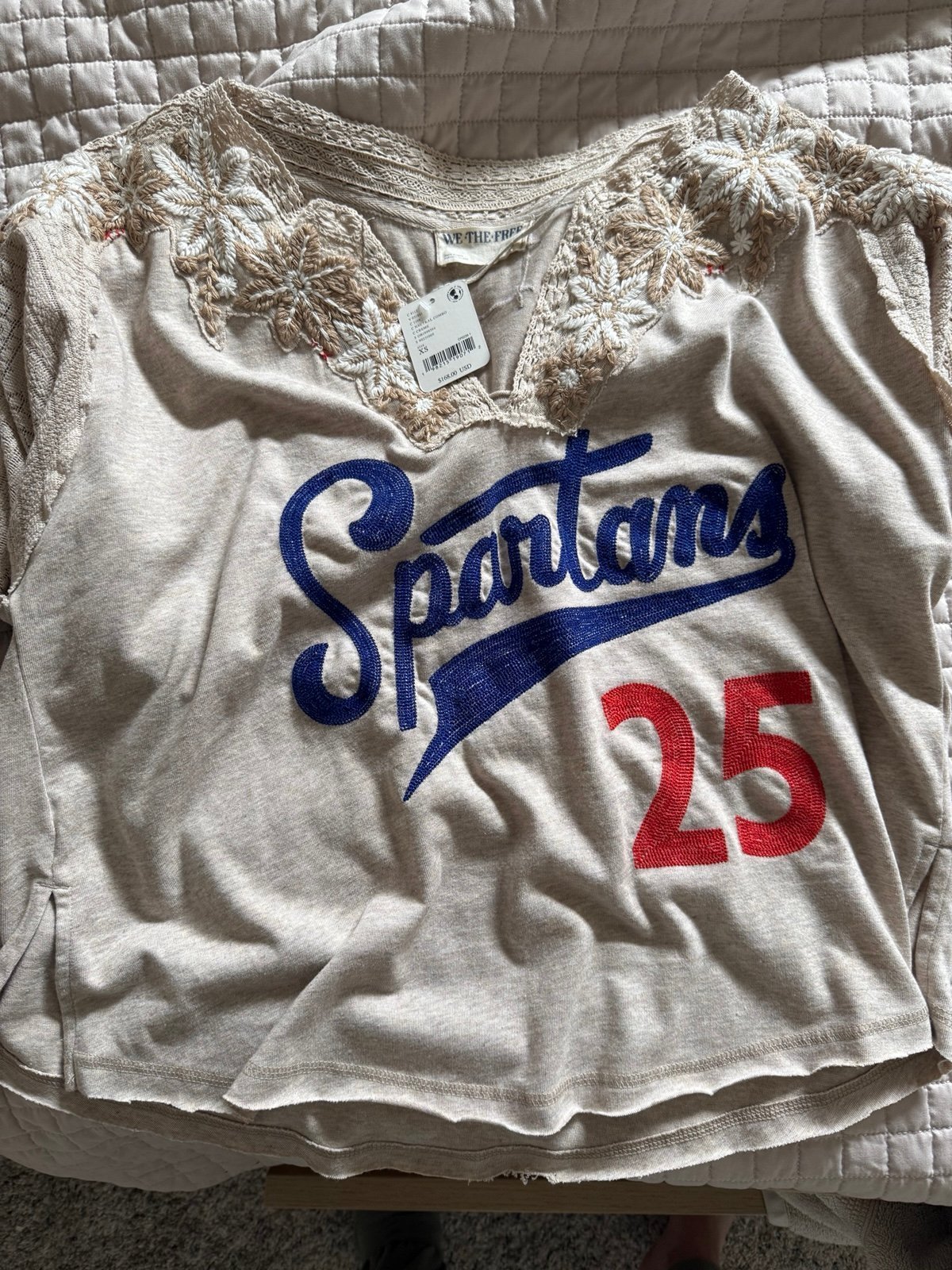 We the Free: oversized Spartans jersey tshirt