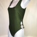 Gianni Bini Green SEXY Swimsuit w/Gold Side Accents Small NWOT 102