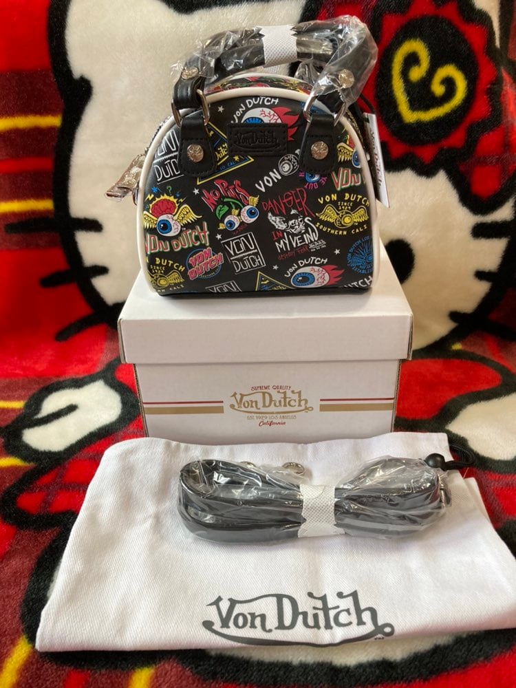 Von Dutch Jax collection Mini Bowling Bag