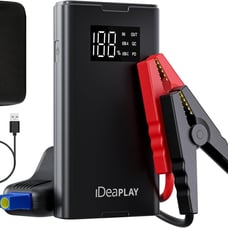 1500A Car Battery Jump Starter Portable,Type C Fast Charging with LED Flashlight
