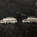Vintage Heil Semi-Truck Silver tone Cuff Links