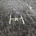 Vintage Heil Semi-Truck Silver tone Cuff Links