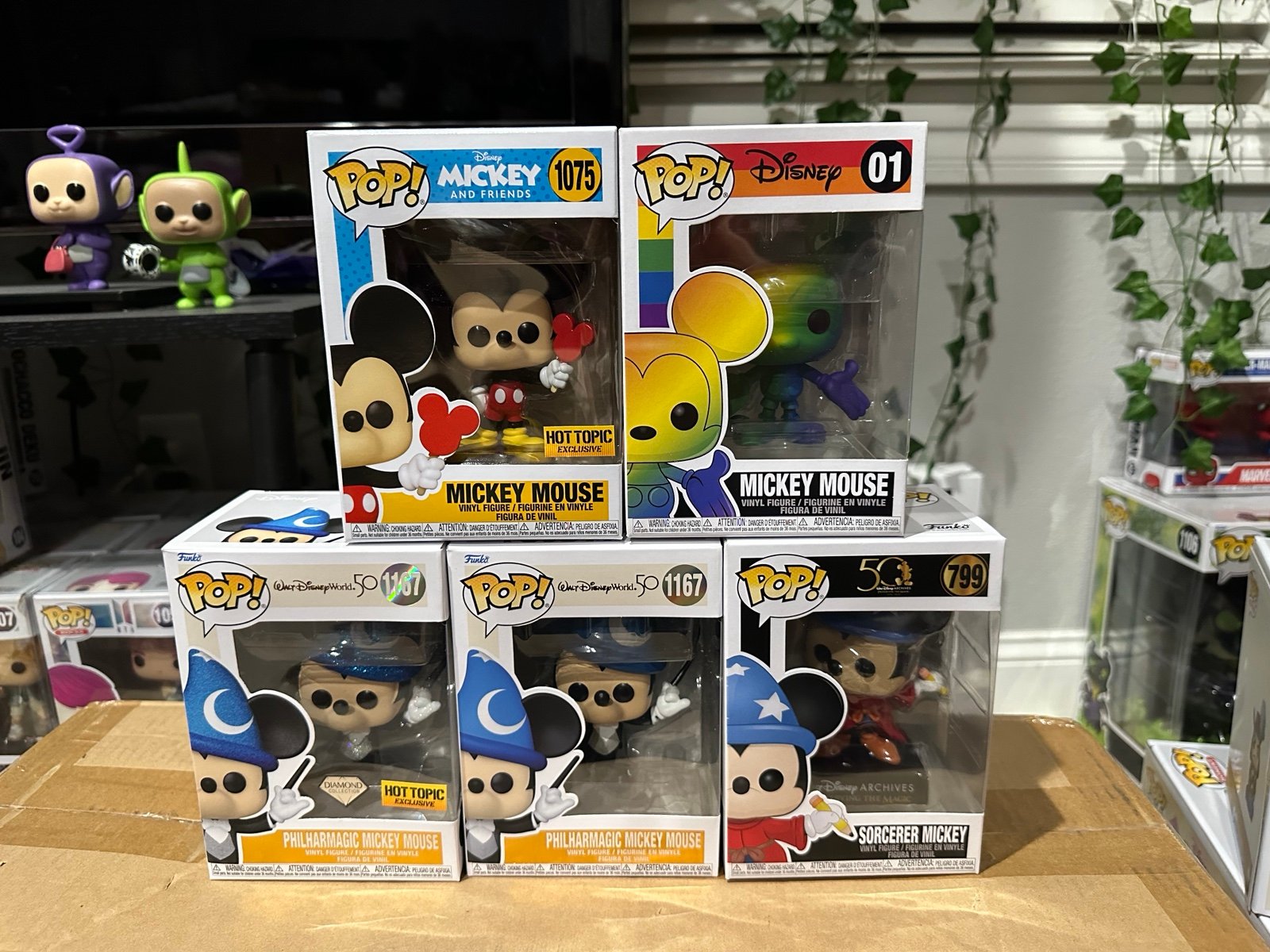 Mickey Mouse Funko Pop Lot/Bundle of 5c