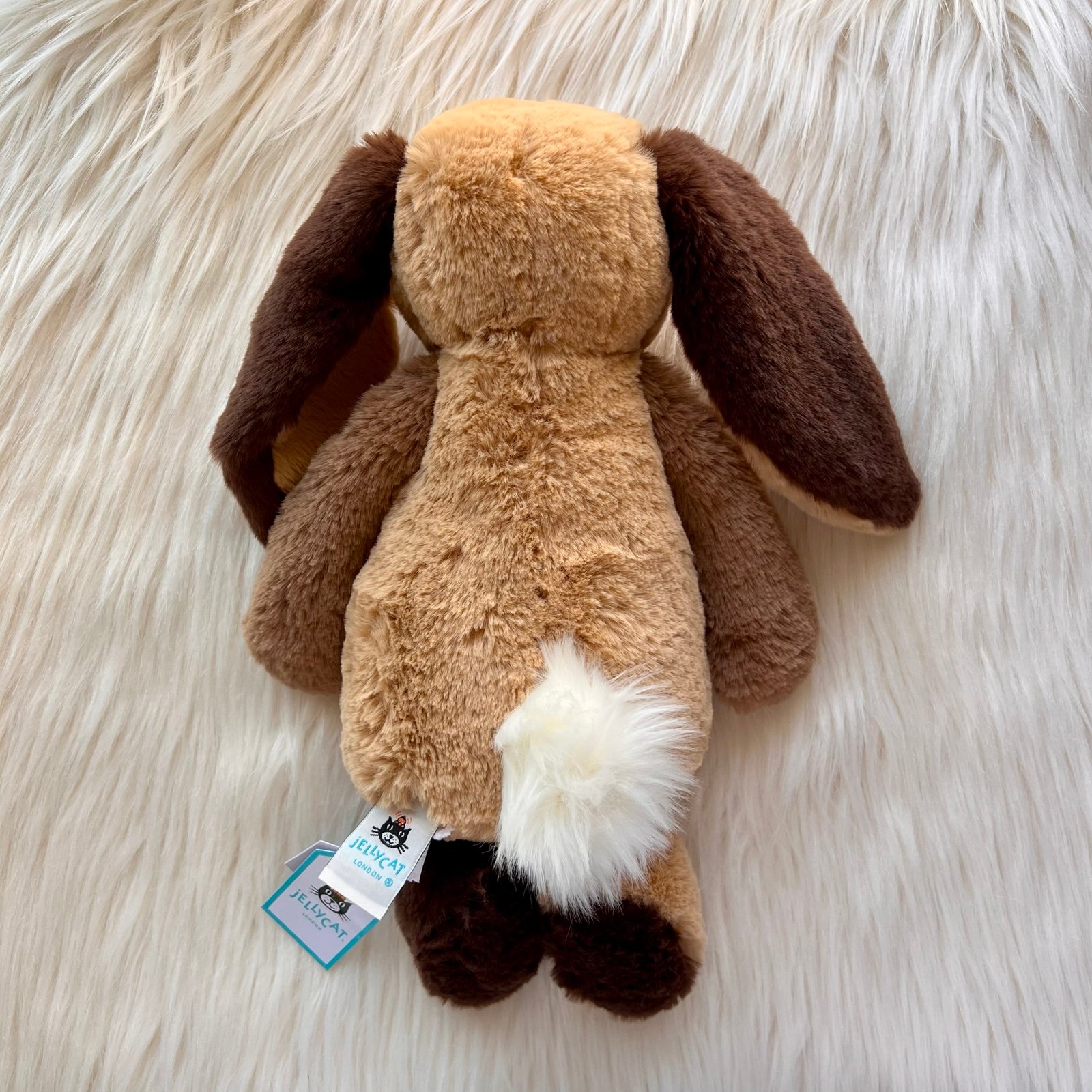 Bashful Patchwork Brown Bunny - Official Jellycat