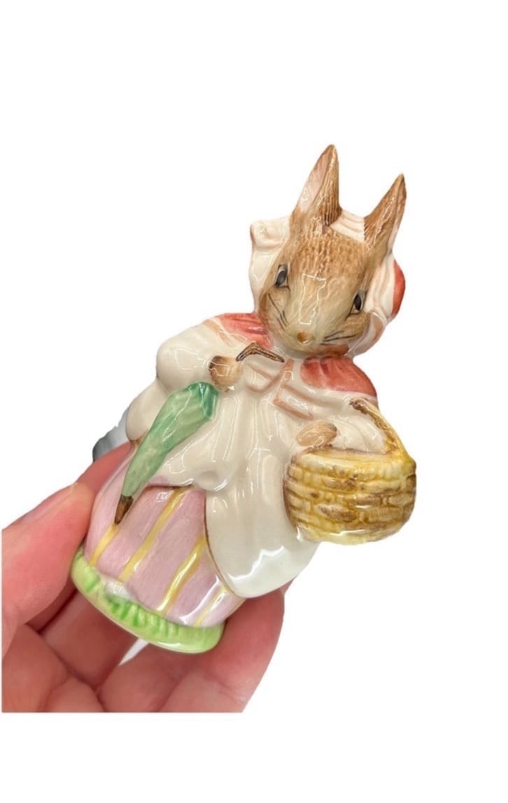 Bundle of three Beatrix Potter figurines