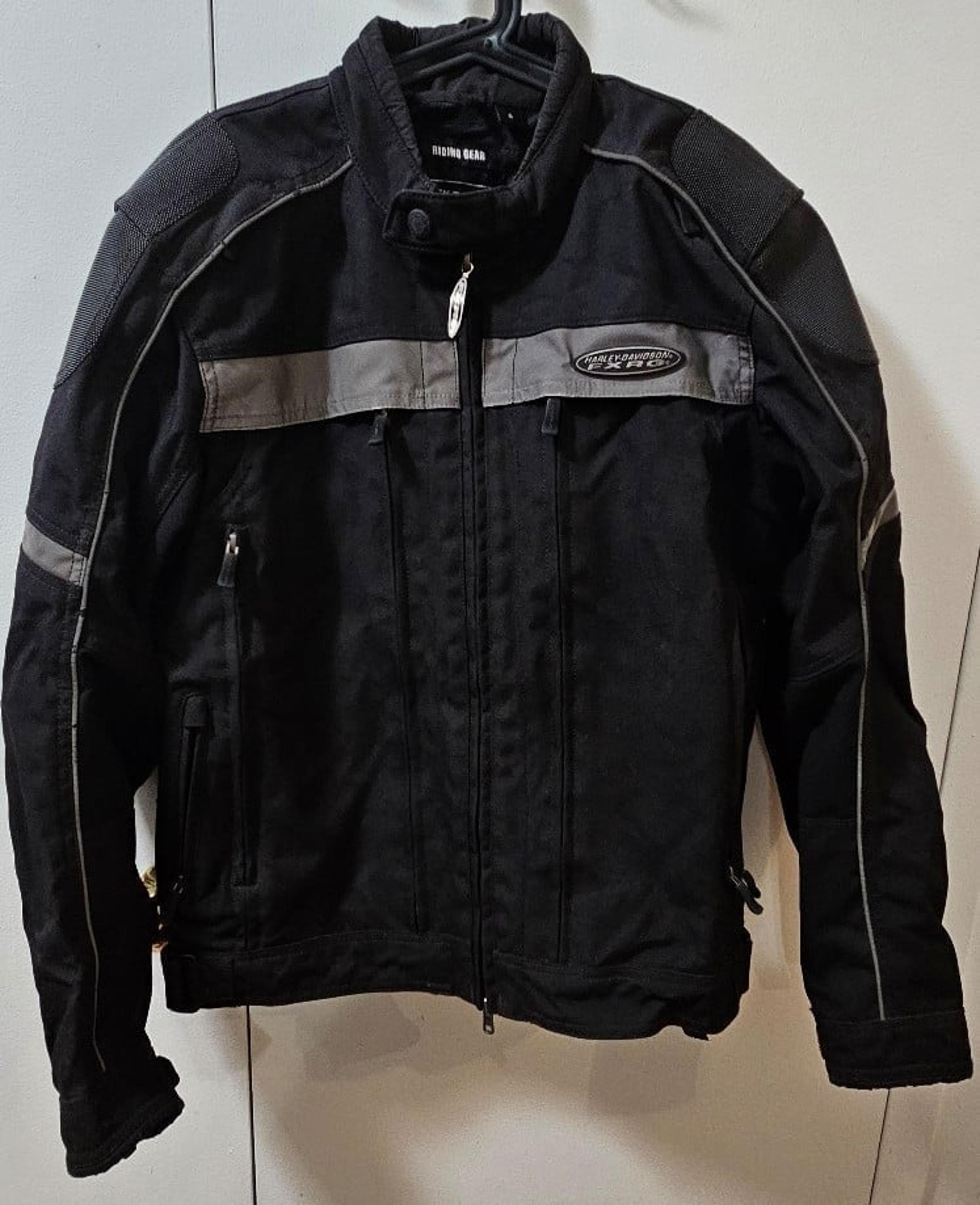 Harley Davidson Men's FXRG Textile Motorcycle Jacket Black 98378-12VM Size Small