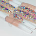 3X XXXL BALLERINA- SPARKLE-Gel Press on Nails