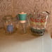 Vintage nut chopper ... Pitcher and Canister Jar
