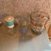 Vintage nut chopper ... Pitcher and Canister Jar