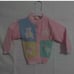 Vtg Full Fashion Grand Knitwear Sweater Easter Animals Pastel Cat Duck Dog Pig.