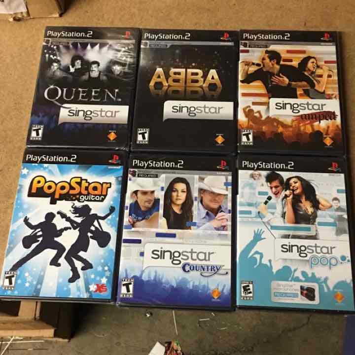 Singstar PlayStation 2 games brand new