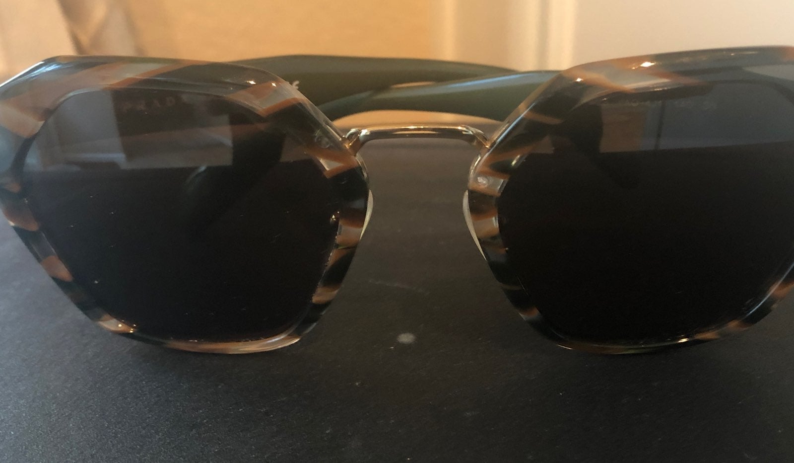Prada Tortoise shell design sunglasses