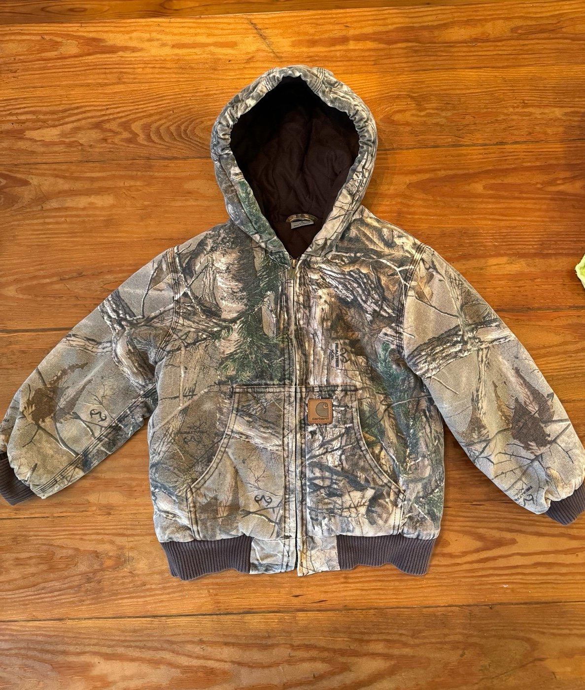 Carhartt size Small 7-8 boys hunting camo warm Jacket