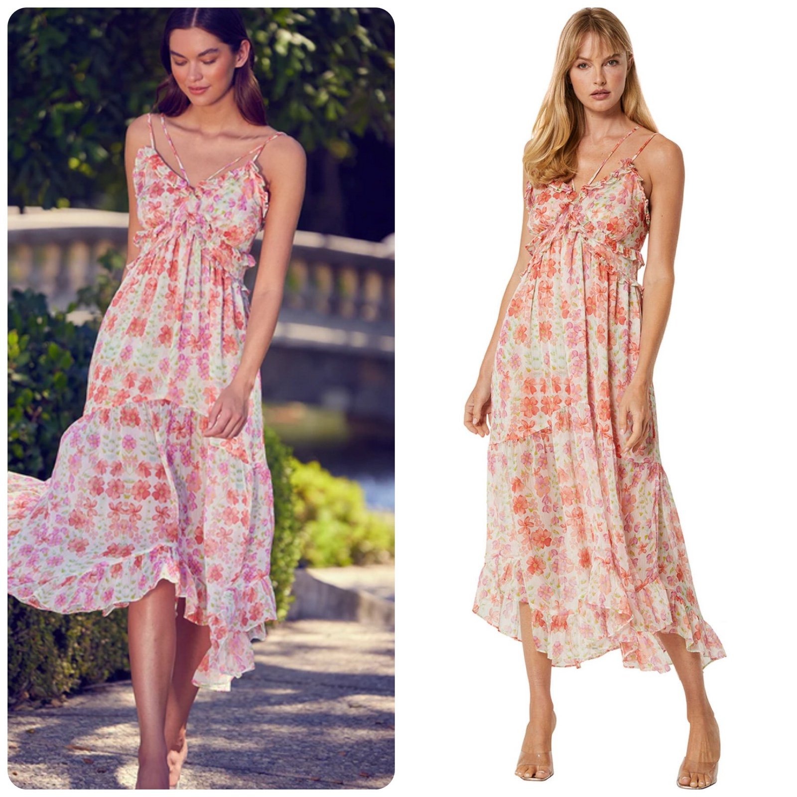 MISA LOS ANGELES Adrienne Dress, Cora Flora, XS